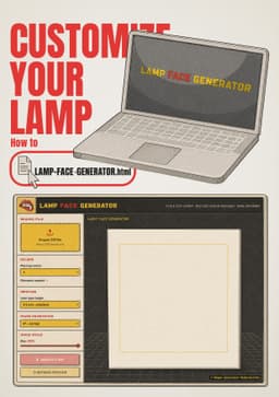 Vintage Lamp Inspired by KODAK & Customizable (Pendant or Table Lamp) 3d model