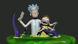 Rick and Morty 3d model