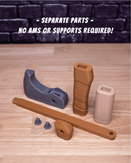 Viking Axe – Axe Kit (No AMS, No Support, No Glue) 3d model