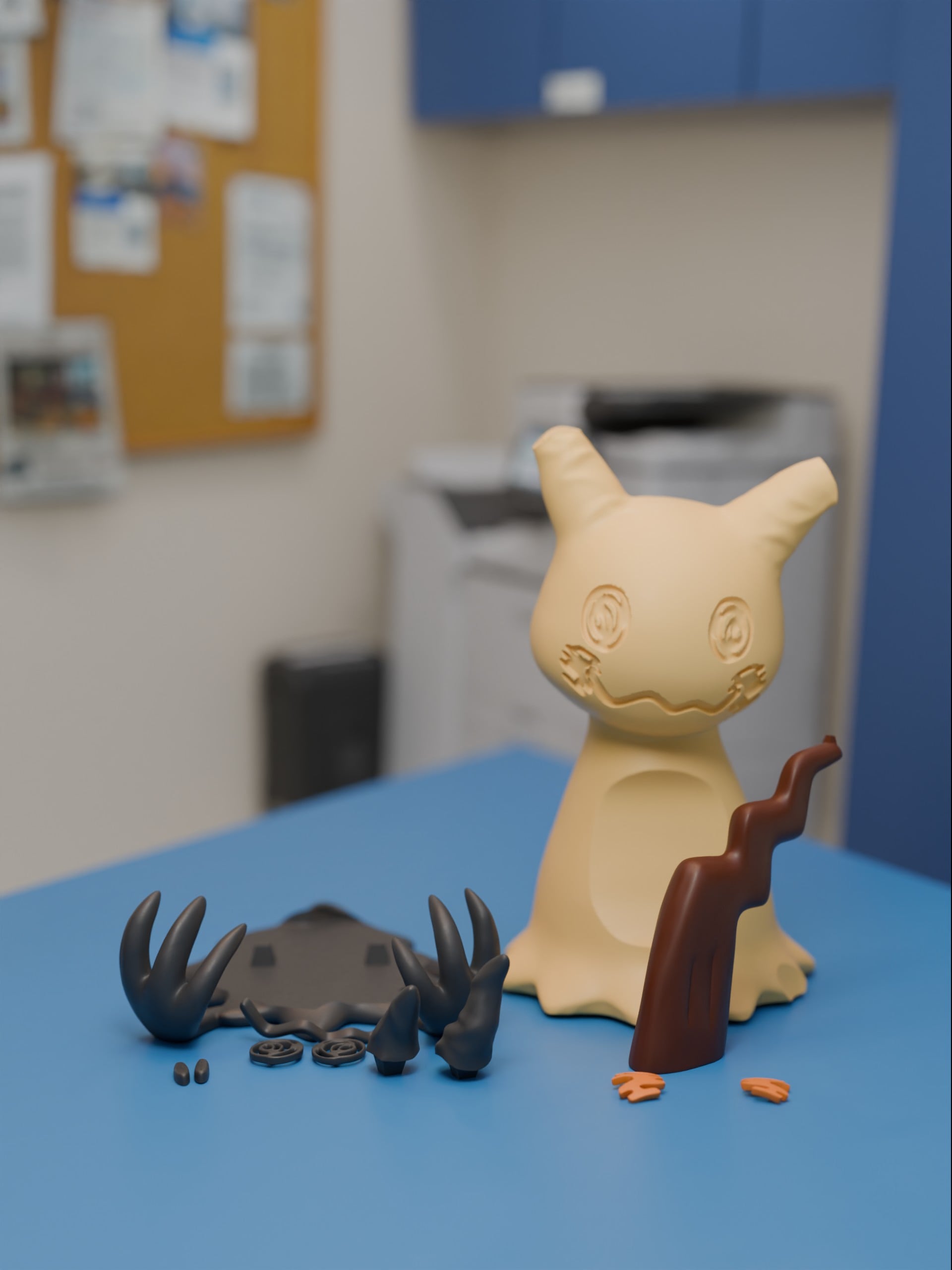 Mimikyu Controller Holder 3d model