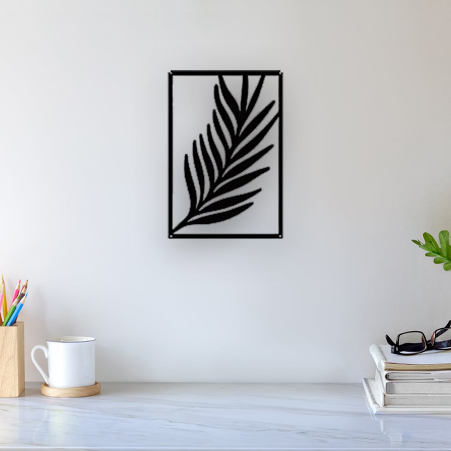 Leaf Wall Art 3d model