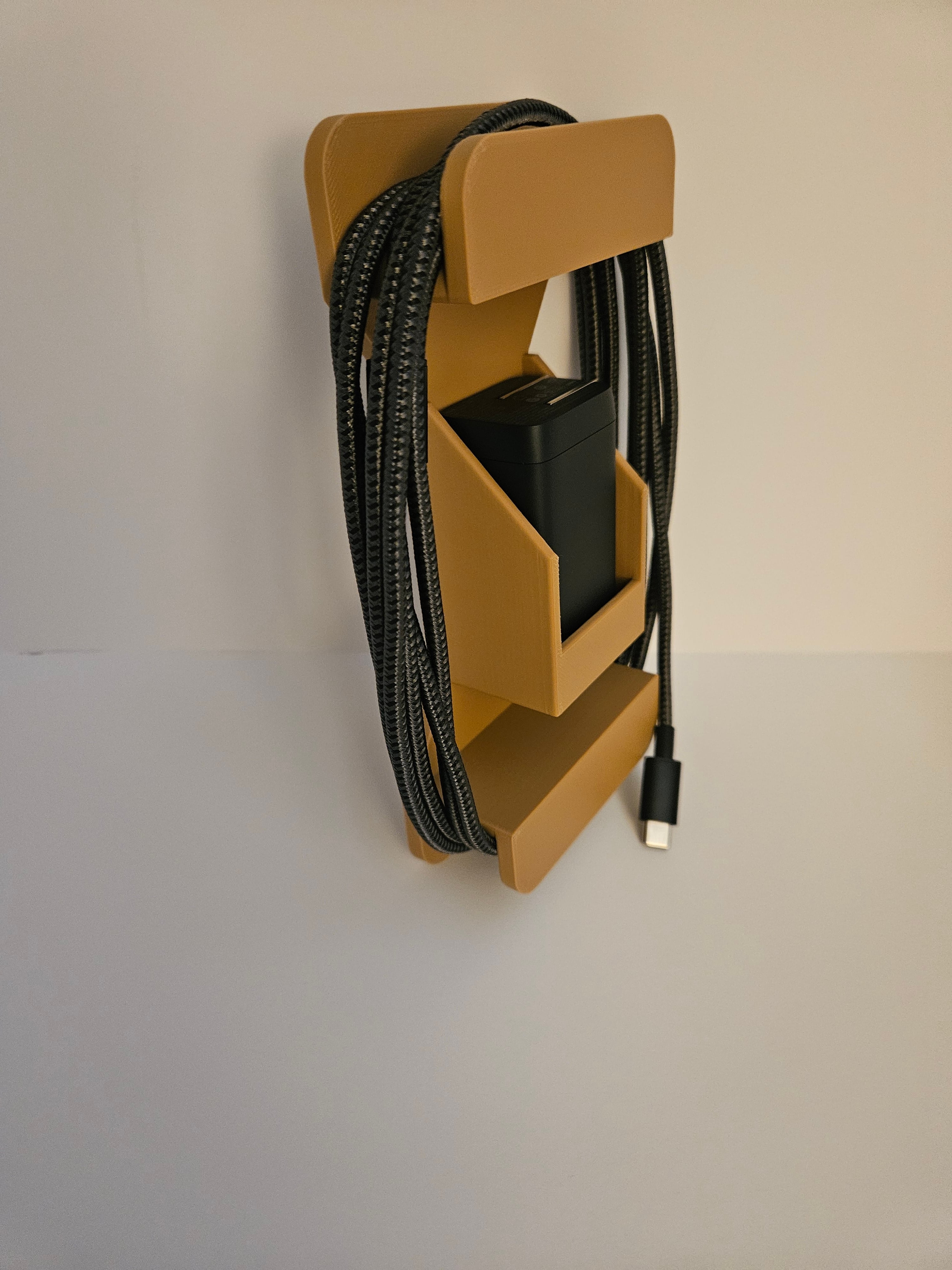 Cable and Charger Holder 3d model