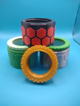 Storage container with see-thru lid 3d model