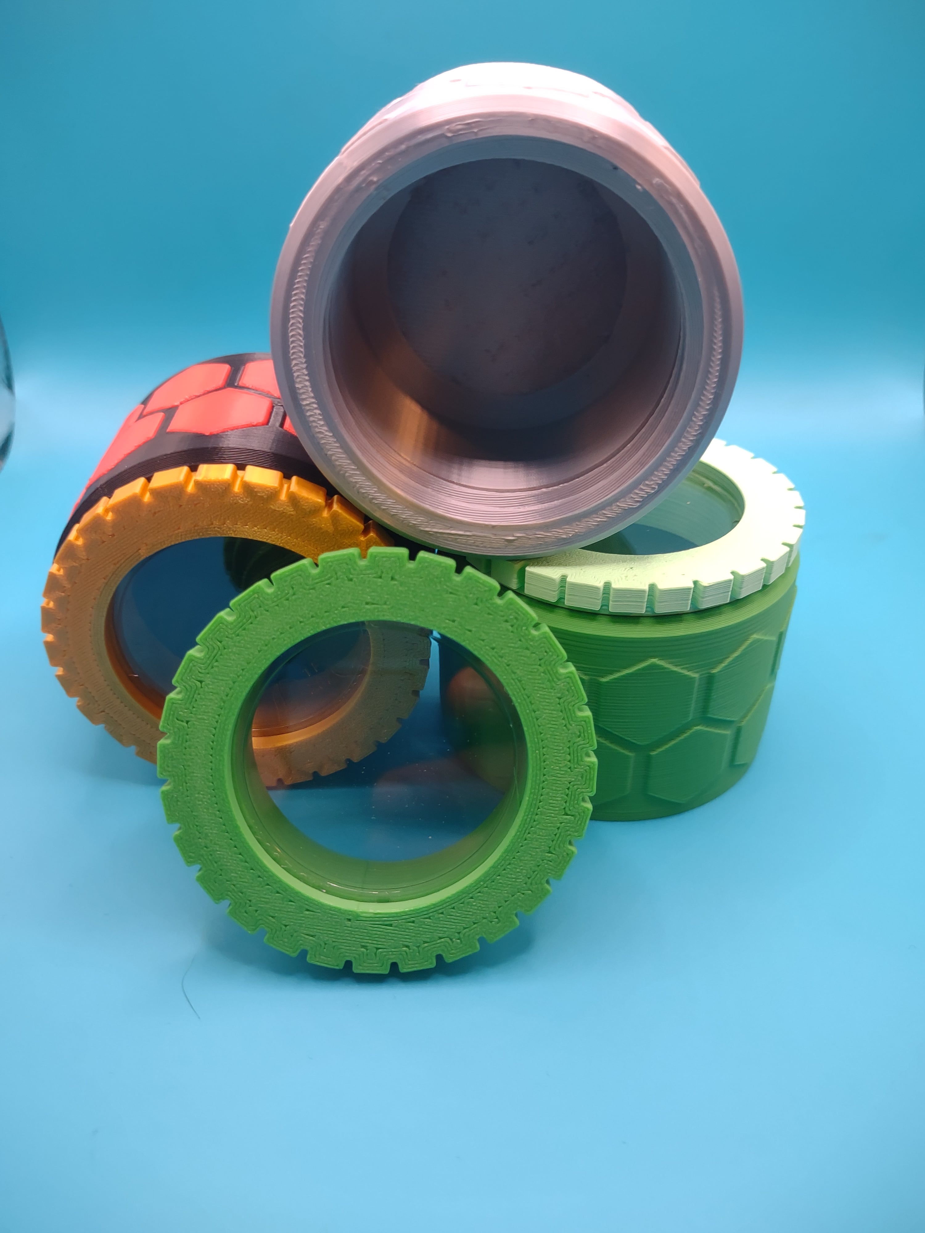 Storage container with see-thru lid 3d model