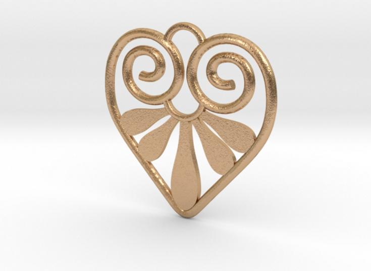 Heart Design Pendant.stl 3d model