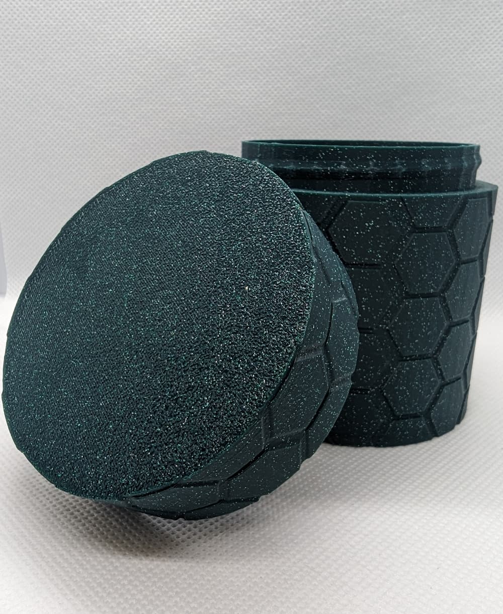 Printed in Polymaker Galaxy Dark Green.
