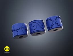 Texture Rollers โ Greek Patterns Vol.2 (4โ6) 3d model