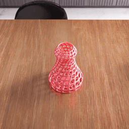 Parametric Voronoi Decorative Vase 3d model