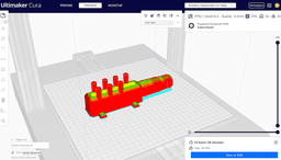 SPA manifold for 7 hoses 3d model