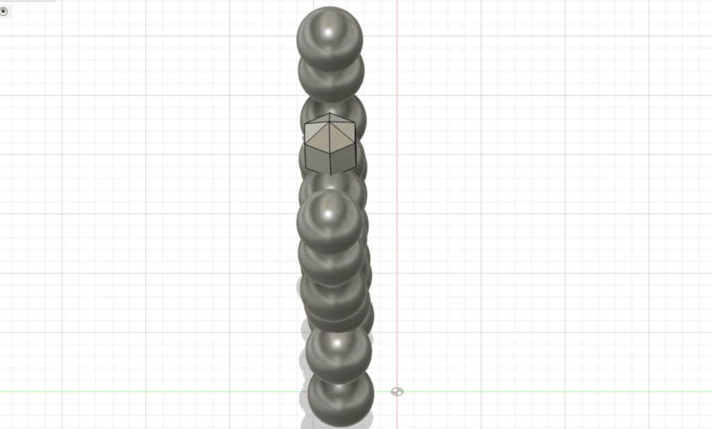Human made out of balls 3d model