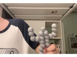 Human made out of balls 3d model
