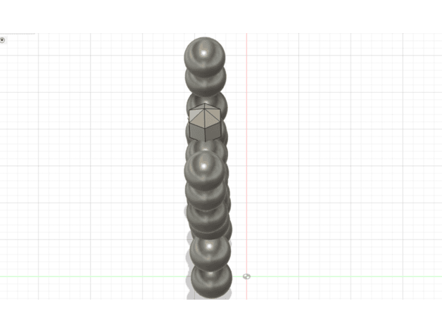 Human made out of balls 3d model