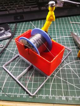 gridfinity soldering spool holder