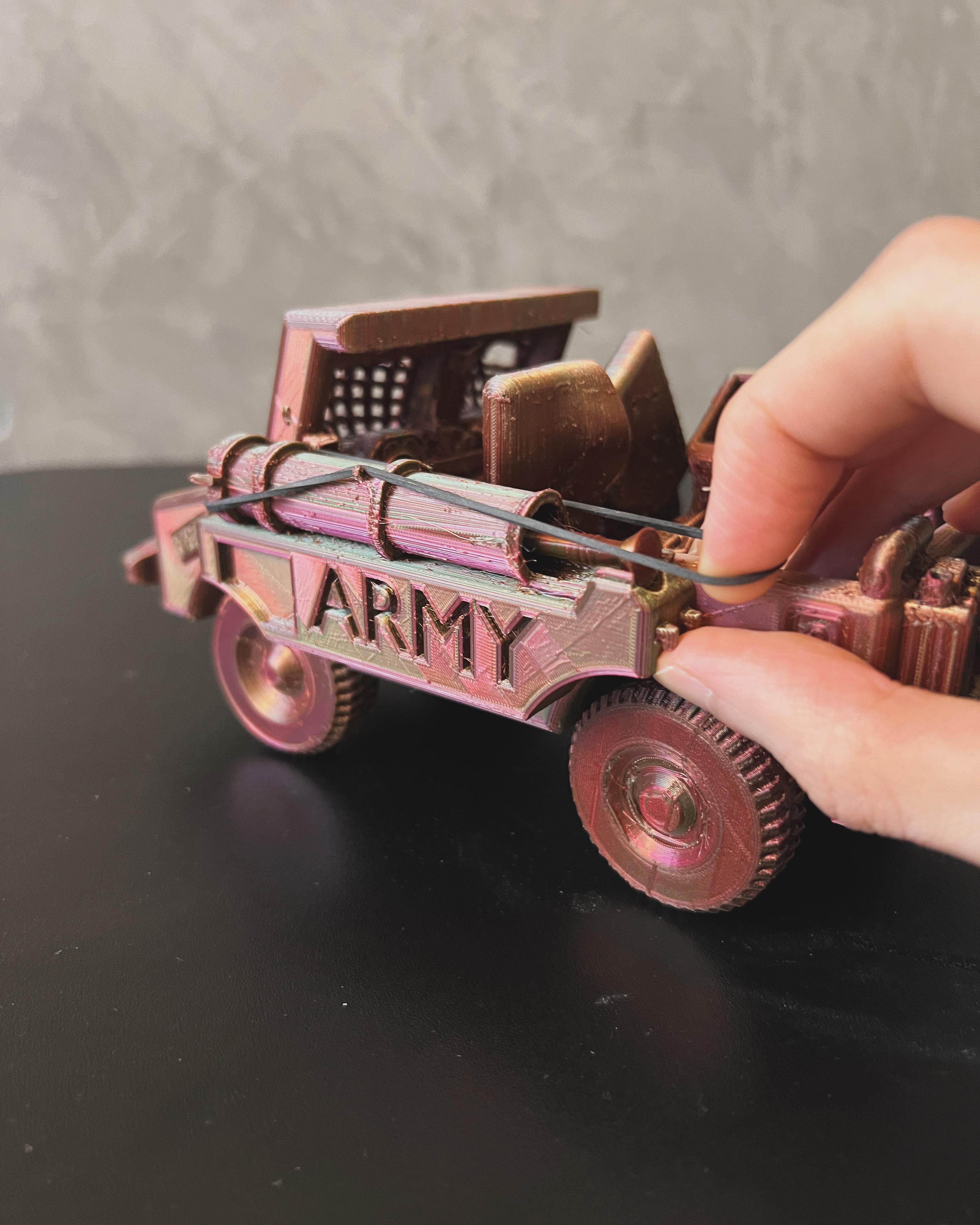 VEHICLE ARMY - PRINT-IN-PLACE - NO SUPPORTS ! 3d model
