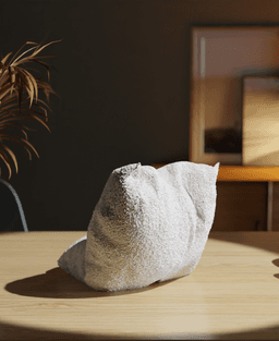 Pillow Smartphone Holder Concrete Texture 3d model
