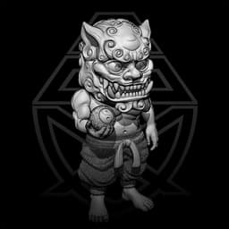 Foo Dog Chibi 3d model