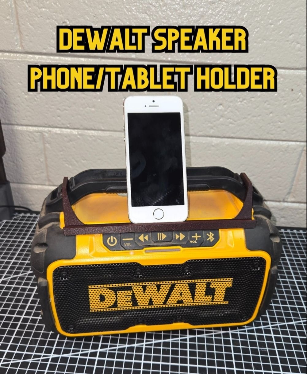 Dewalt DCR010 Phone/Tablet Holder 3d model