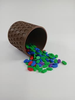 Simple Rupee Trash Can/Pen Holder/Flower Pot 3d model