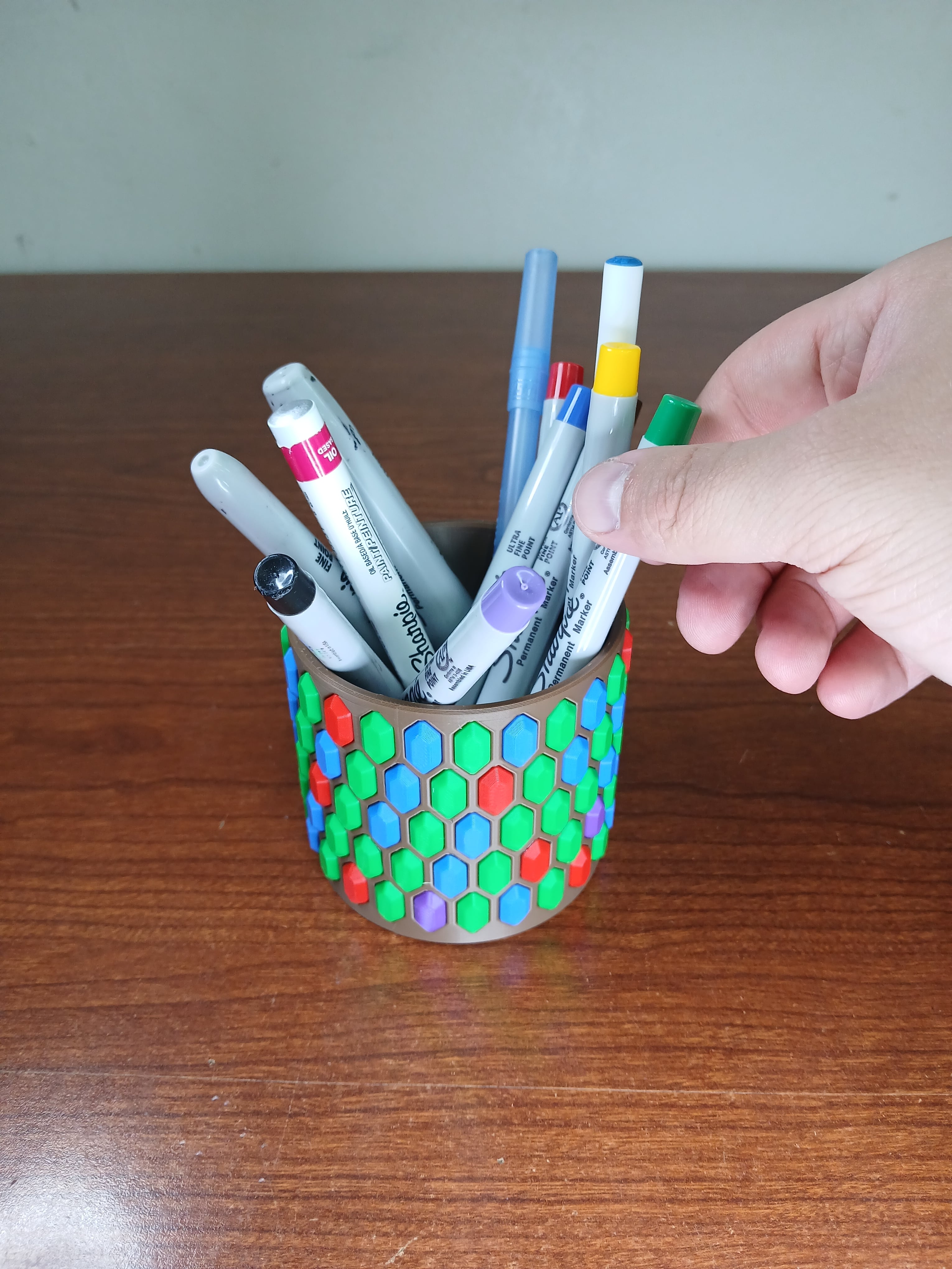 Simple Rupee Trash Can/Pen Holder/Flower Pot 3d model