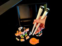Sushi spider with Bento Box *Personal Use* 3d model