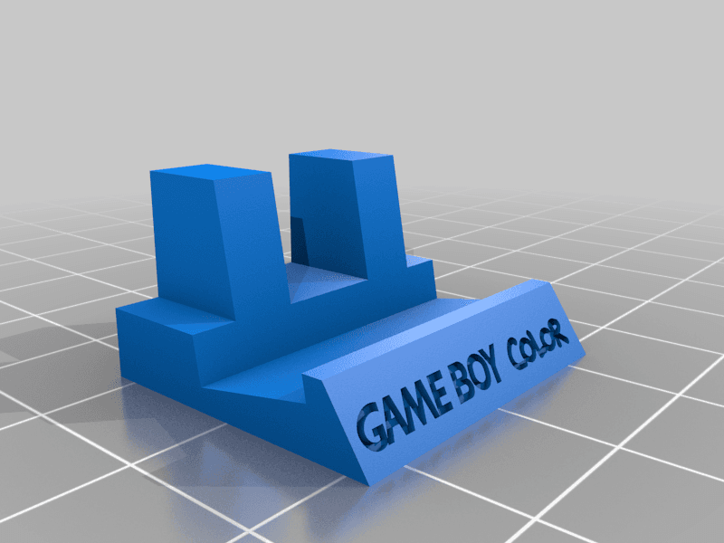 Gameboy Display Stand Full Set - Thumby Edition 3d model