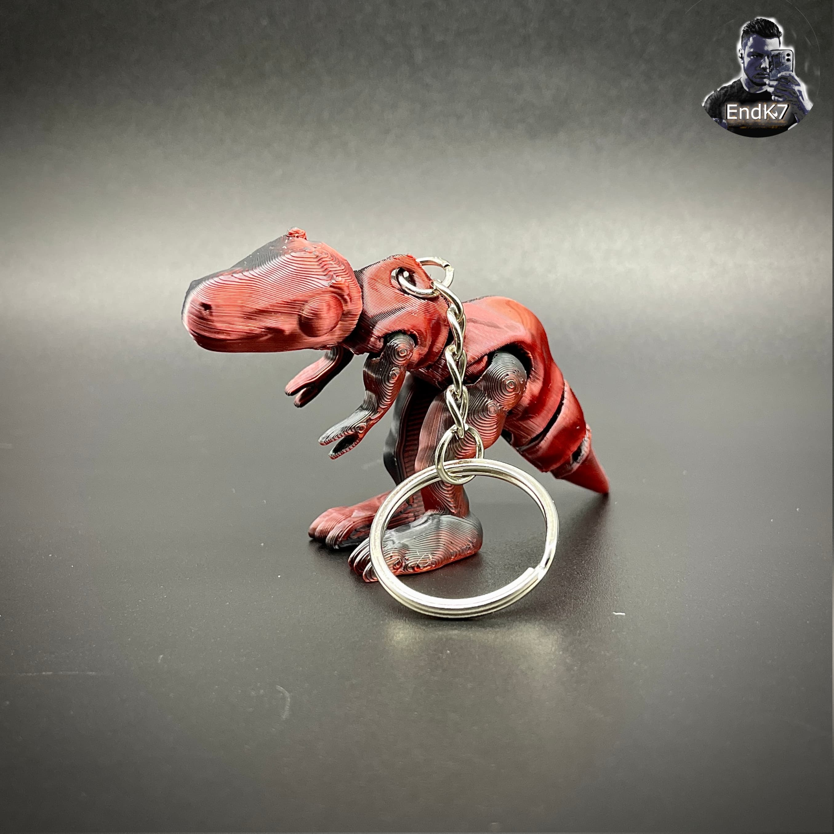 Tiny T-Rex Keychain 3d model