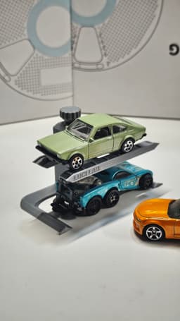 Car Lift Jack Die-Cast | Print‑in‑Place 3d model
