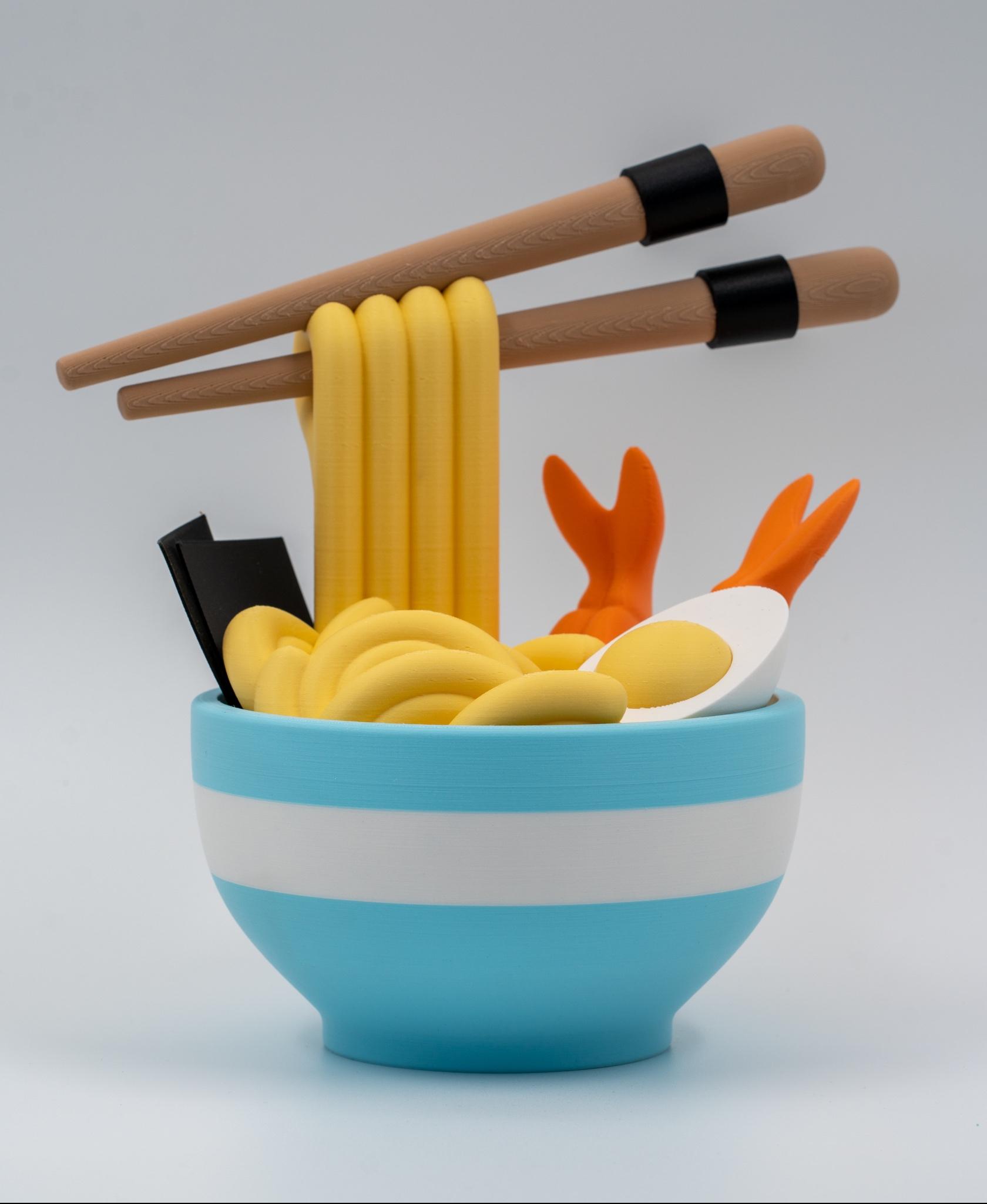 Ramen Noodle Bowl Secret Tray 3d model