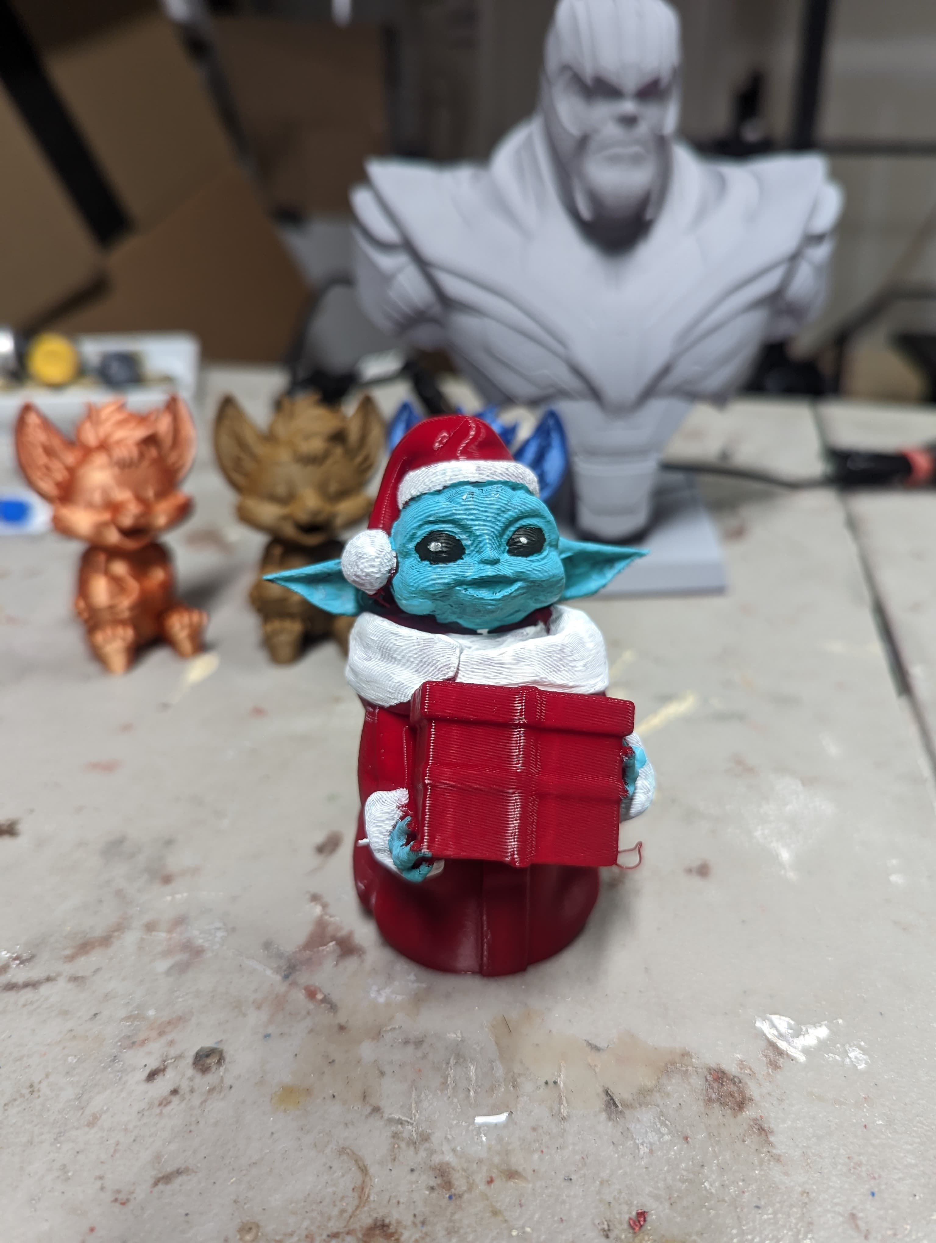 Christmas Grogu 3d model