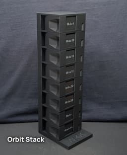 M4 OrbitStack - Swivel Screw Organizer 3d model