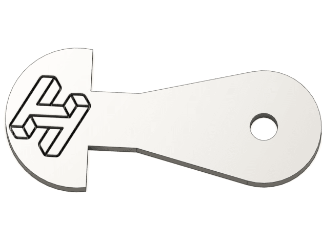 Handshake Trolly Token 3d model