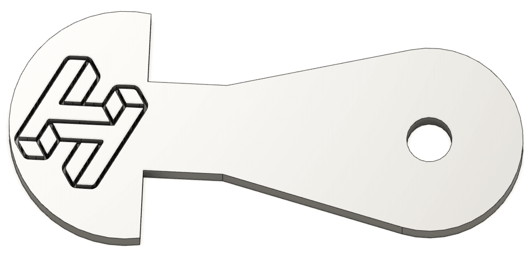 Handshake Trolly Token 3d model