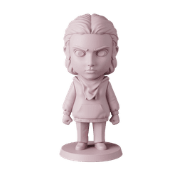 Eleven Stranger Things - Free Sample STL | Full 17-Character Bundle on Profile 3d model