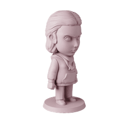 Eleven Stranger Things - Free Sample STL | Full 17-Character Bundle on Profile 3d model