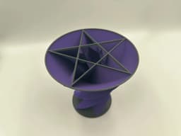 Twisted Pentacle Vase 3d model
