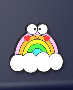 Cute Rainbow - LED Strip compatible 3d model