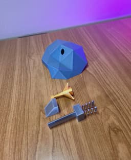 Sword in the Rock Fidget Button 3d model