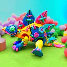 Stuffed Stegosaurus, August 2023 Exclusive 3d model