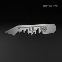 DJ Skeleton Key 3d model
