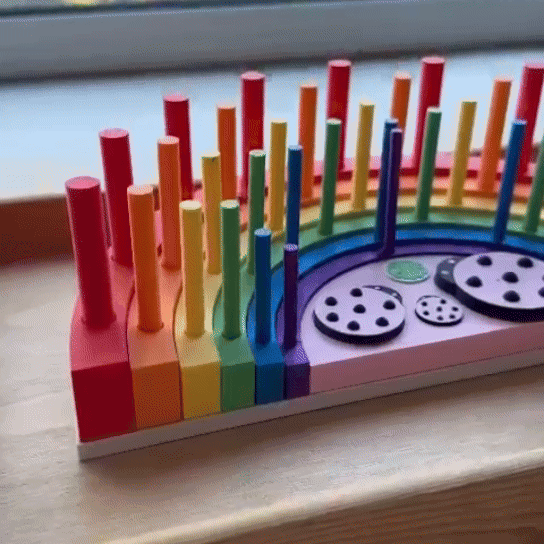 Colorful Rainbow For Kids 3d model