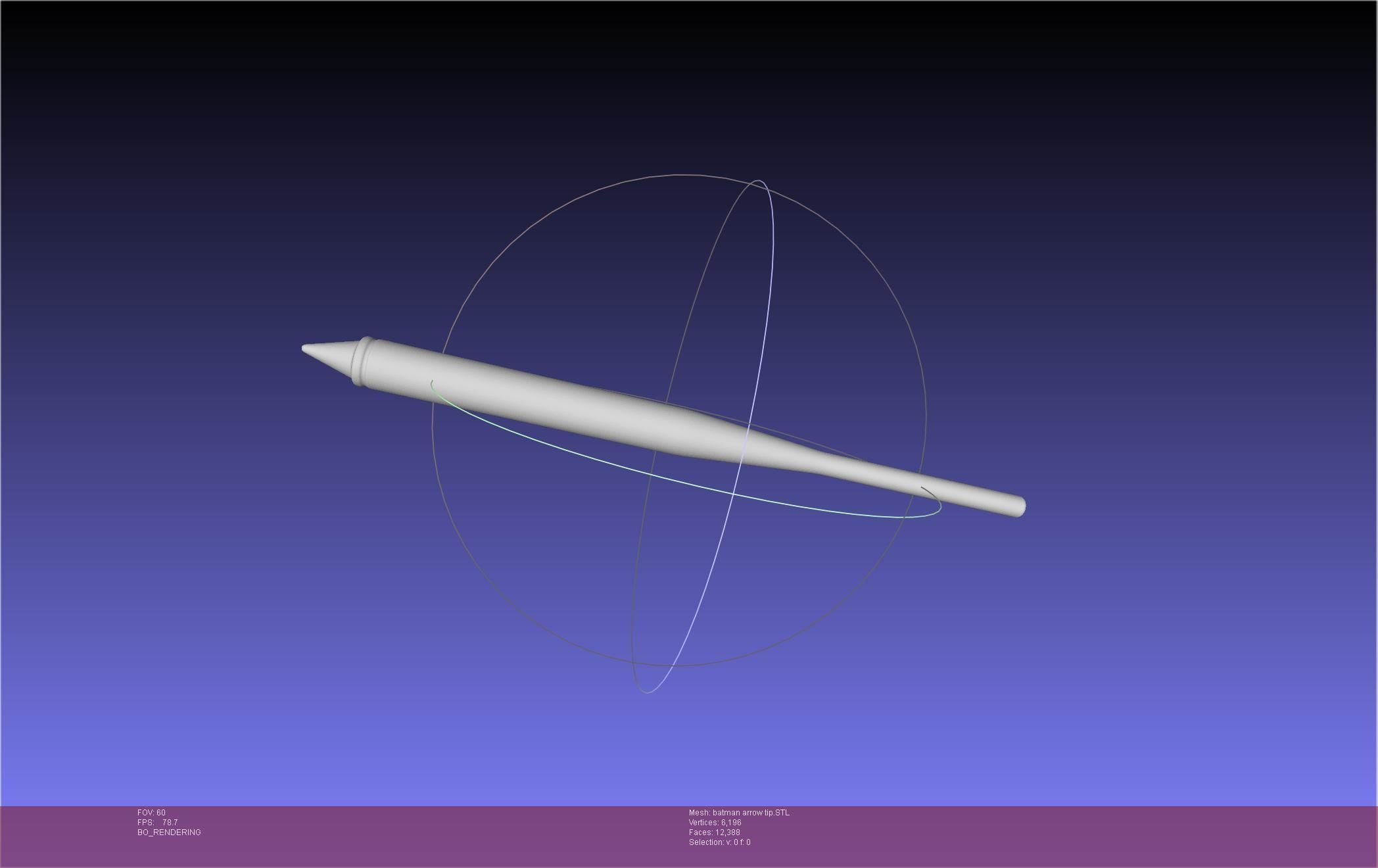 Batman Arrow Basic Model 3d model