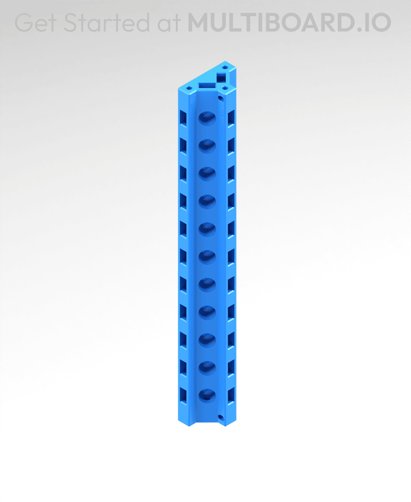 6 MU - Small Thread - T Multiboard Beam 3d model