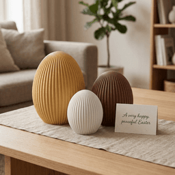 JAPANDI DECOR EGGS / CUTE EASTER DECOR / EASTER EGGS / JAPANDI DECOR / MINIMAL EASTER DECOR 3d model