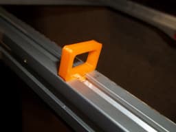 Cable management for T-Slot extrusion 3d model