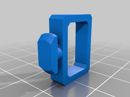 Cable management for T-Slot extrusion 3d model