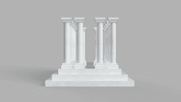 Greek temple - Parthenon 3d model