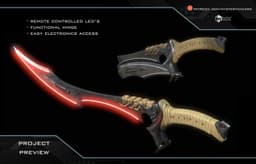 Predator Badlands sword 3d model