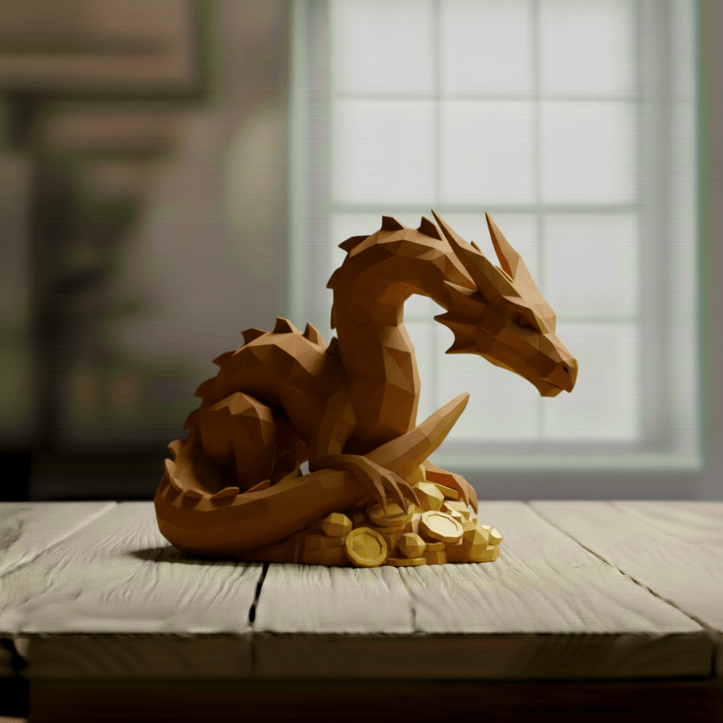 dragon lowpoly 3d model
