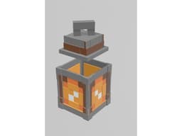 Minecraft Lantern lamp 3d model