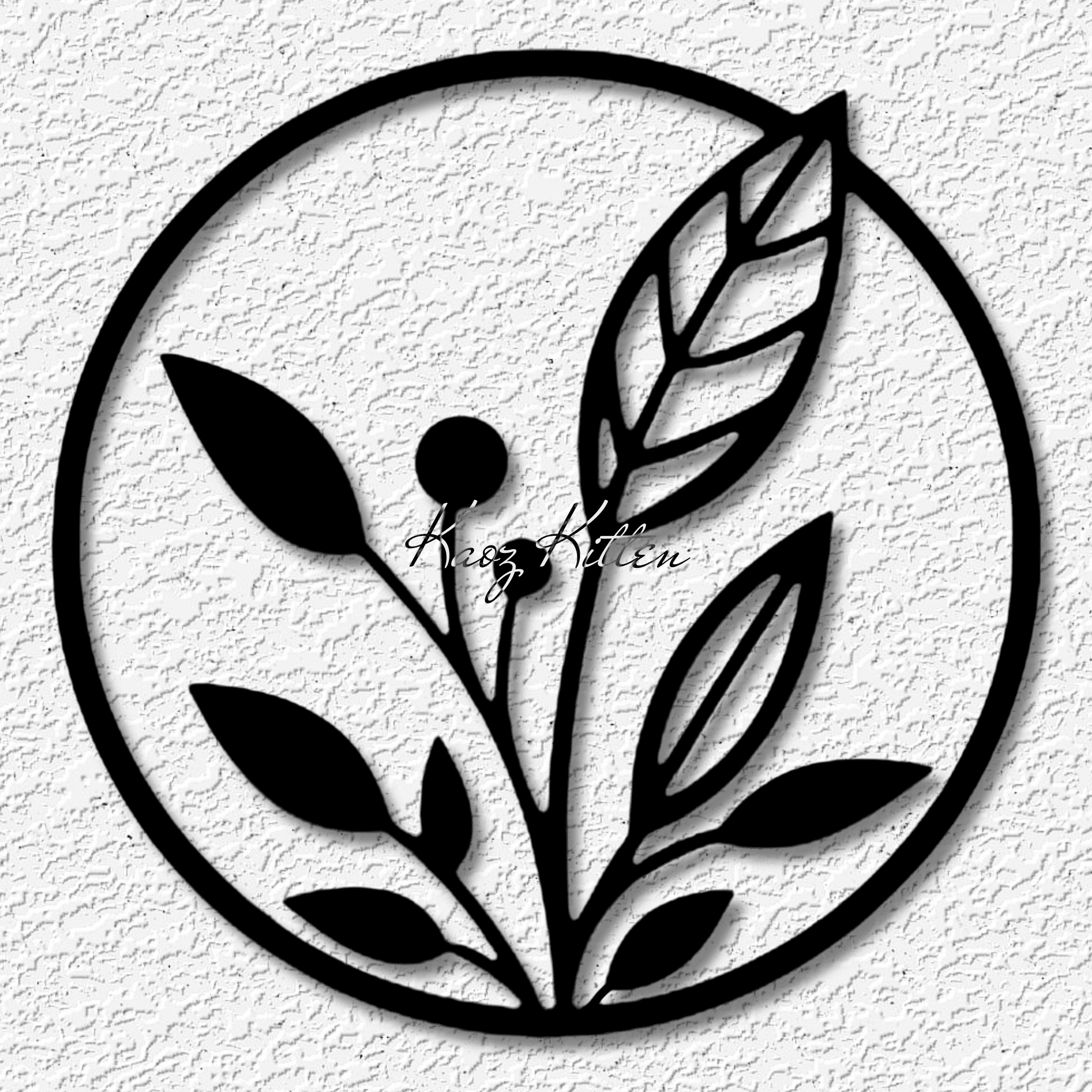 MINIMALIST FLOWER GARDEN WALL ART FLORAL HOME DECOR 3d model